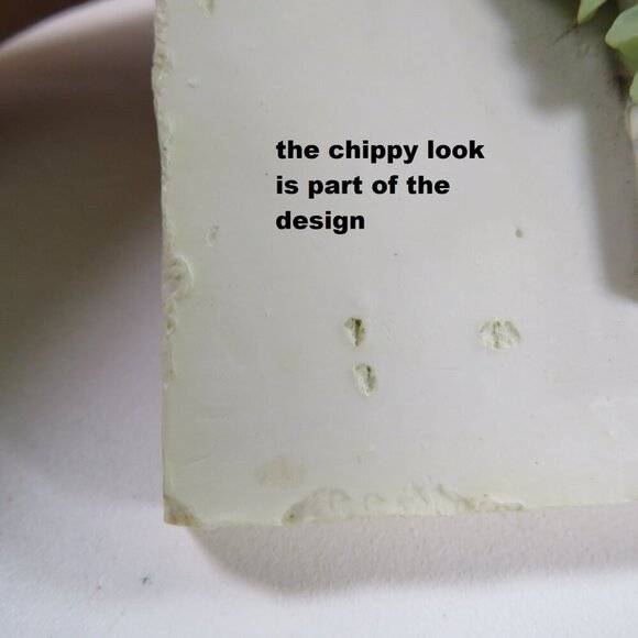 Roses & Picket Fence Plaque Spring Bouquet 20667 Russ Berrie - Picture 8 of 11